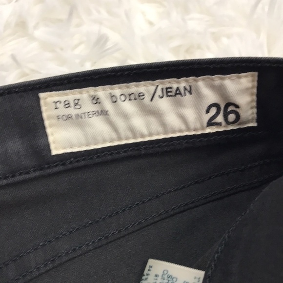 Rag & Bone Black Skinny Zipper Capri Jeans - Picture 3 of 12